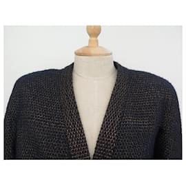 Chanel-NEW CHANEL P JACKET61802V44894 42 L EGYPT COLLECTION TWEED BLUE GRIPOIX-Other