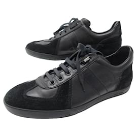 Christian Dior-DIOR MEN’S SHOES SNEAKERS B01 SNDC3900AN0N0 41 BLACK LEATHER SHOES-Black