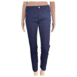 Armani Jeans-Pantalones, polainas-Azul