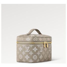 Louis Vuitton Nice Mini Mahina Couro Cinza Cinza