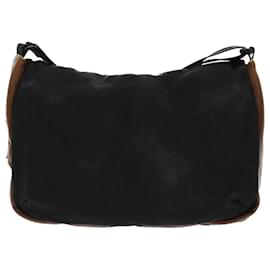 Chanel-CHANEL Shoulder Bag Nylon Black CC Auth bs6987-Black