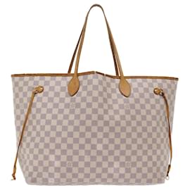 Louis Vuitton-LOUIS VUITTON Damier Azur Neverfull GM Tote Bag N41360 Auth LV 49735-Autre