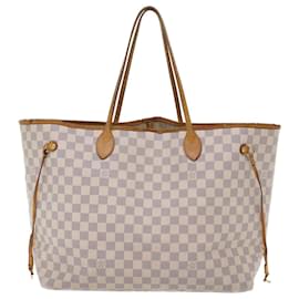 Louis Vuitton-LOUIS VUITTON Damier Azur Neverfull GM Tragetasche N41360 LV Auth 49735-Andere