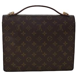 Louis Vuitton-LOUIS VUITTON Monogram Monceau Hand Bag 2way M51185 LV Auth 49713-Monogram