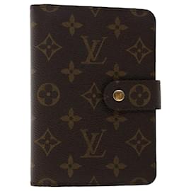 Louis Vuitton-LOUIS VUITTON Monogram Porte Papier Zip Wallet M61207 LV Auth 49468-Monogram