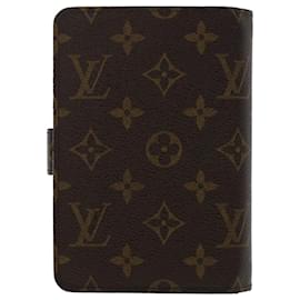 Louis Vuitton-LOUIS VUITTON Monogram Porte Papier Geldbörse mit Reißverschluss M61207 LV Auth 49468-Monogramm