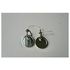 GIVENCHY Orecchini a clip in metallo argentato e specchio TU Argento