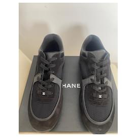 Chanel-Nuevas zapatillas clásicas de hombre Chanel.-Negro
