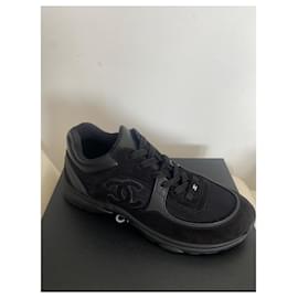 Chanel-New classic Chanel men's sneakers-Black