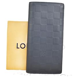 Louis Vuitton-Louis Vuitton Portefeuille Brazza-Navy blue
