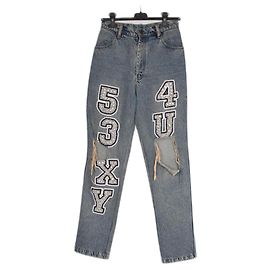 Autre Marque Jeans Ashish azules de algodón XS Azul