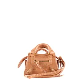 Balenciaga-BALENCIAGA  Handbags T.  leather-Brown