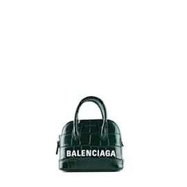Balenciaga-BALENCIAGA Sacs à main T.  Cuir-Vert