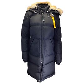Parajumpers Pretos / Casaco longo de urso com capuz e pele bronzeada Preto