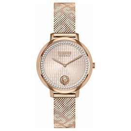 Relógio com pulseira de cristal Versus Versace La Villette Marrom Rosa