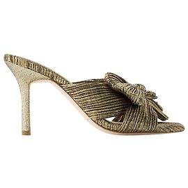 Sandales Claudia - Loeffler Randall - Cuir Synthétique - Doré Doré Métallisé