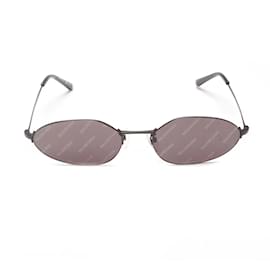 Balenciaga-Unsichtbare Cat-Eye-Sonnenbrille-Schwarz