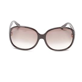 Gucci-Gucci Gafas de sol tintadas de gran tamaño Gafas de sol de plástico GG 3623 En muy buenas condiciones-Castaño