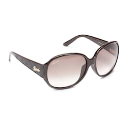 Gucci-Gucci Übergroße getönte Sonnenbrille Kunststoff Sonnenbrille GG 3623 In sehr gutem Zustand-Braun