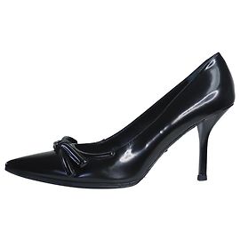 Prada Black pumps with bow detail - size EU 38 Black