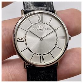 Balenciaga-Relojes de cuarzo-Negro,Plata