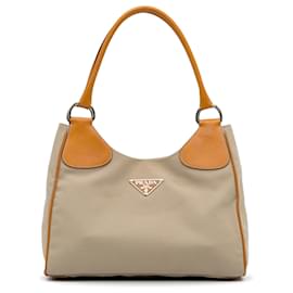 Prada large bag in hand-carved leather, very elegant Caramel Exotic leather  ref.129771 - Joli Closet