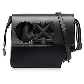 Off-White c/o Virgil Abloh - Women's Jitney 1.4 Vigin Was Here Tote Bag - Black - Leather