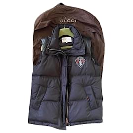 Gucci-GUCCI Puffer Vest/Jacket Unisex  *RARE**-Black