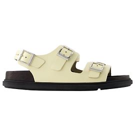 Sandali Cannes - Birkenstock - Pelle - Beige Beige