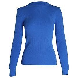 Pull en maille Sandro Paris en acrylique bleu Bleu