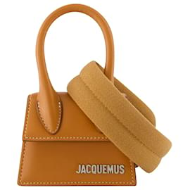 Jacquemus-Bolsa Le Chiquito - Jacquemus - Couro - Castanho Claro 2-Marrom