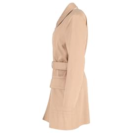 Marc Jacobs-Marc Jacobs Double-Breasted Trench Coat in Beige Cotton-Beige