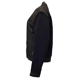 Lanvin-Lanvin Bomber Jacket in Goat Leather-Black