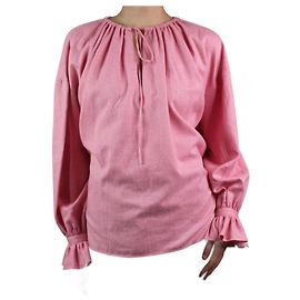 Roseanna Pink long-sleeved cotton blouse - size FR 38 Pink