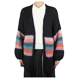 Autre Marque-Multi striped crochet cardigan - size S/M-Multiple colors