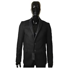 Dirk Bikkenbergs-Dirk Bikkembergs wool and cashmere jacket-Black