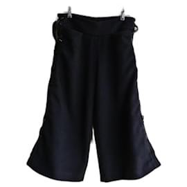 Yves Saint Laurent-Pants, leggings-Black
