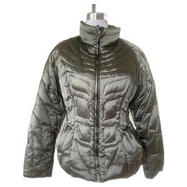 Thierry Mugler Coats, Outerwear Khaki Metallic