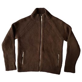 Louis Vuitton Knitwear bomber jacket Brown