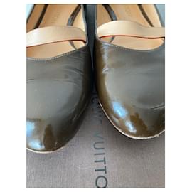 Louis Vuitton-Zapatillas de ballet-Marrón oscuro