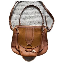 See by Chloé Bolsa com alça de mão e alça de ombro Caramelo Camelo
