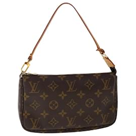 Louis Vuitton-LOUIS VUITTON Monogramm Pochette Accessoires Tasche M.51980 LV Auth yk8048-Monogramm