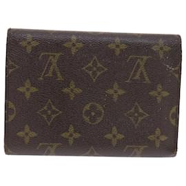 Louis Vuitton-LOUIS VUITTON Monogram Porte Tresor Etui Papie Cartera M61202 LV Auth 50829-Monograma