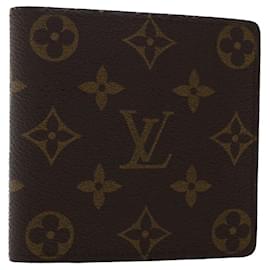 Louis Vuitton-LOUIS VUITTON Monogram Portefeuille Marco Bifold Wallet M61675 LV Auth yk8039-Monogram