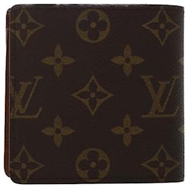 Louis Vuitton-LOUIS VUITTON Monogram Portefeuille Marco Bifold Wallet M61675 LV Auth yk8039-Monogram