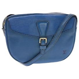 Louis Vuitton-LOUIS VUITTON Epi June Feuille Bolso de hombro Azul M52155 LV Auth 50101-Azul