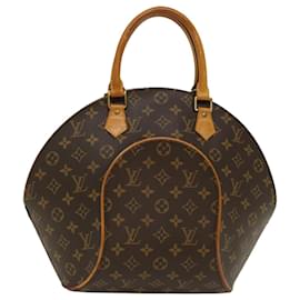 Louis Vuitton-LOUIS VUITTON Monogram Ellipse MM Sac à main M51126 Auth LV 49978-Monogramme