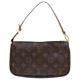 Louis Vuitton-LOUIS VUITTON Monogramm Pochette Accessoires Tasche M.51980 LV Auth 49973-Monogramm