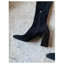 Hermès-Hermes boots-Black