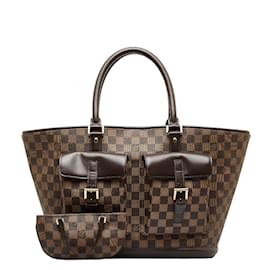 Louis Vuitton-Damier Ebene Manosque GM N51120-Brown